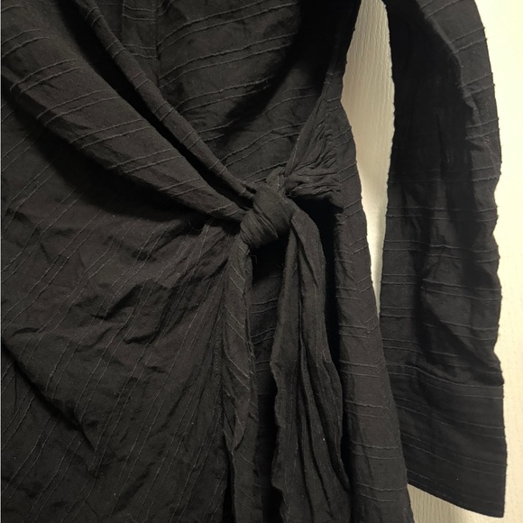 L*Space Black Wrap Mini Dress - Picture 8 of 8